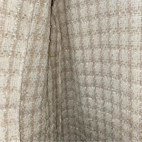 NWT BB Dakota Steve Madden Geek Chic Tweed Ivory Blazer - Picture 4 of 6